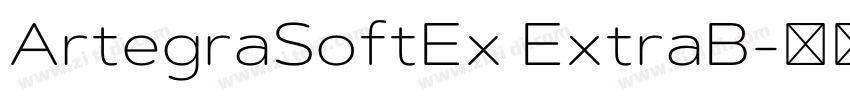 ArtegraSoftEx ExtraB字体转换